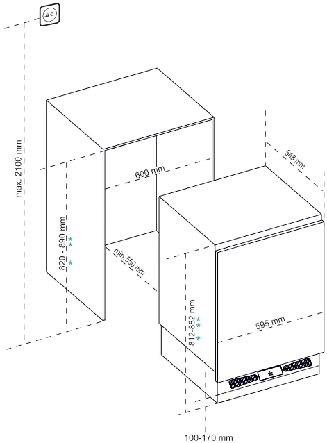 Товар Морозильная камера Korting KSI 8189 F VSK2256322